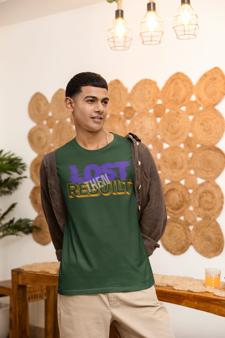 Lost Then Rebuild T-Shirt | YouNext Streetwear