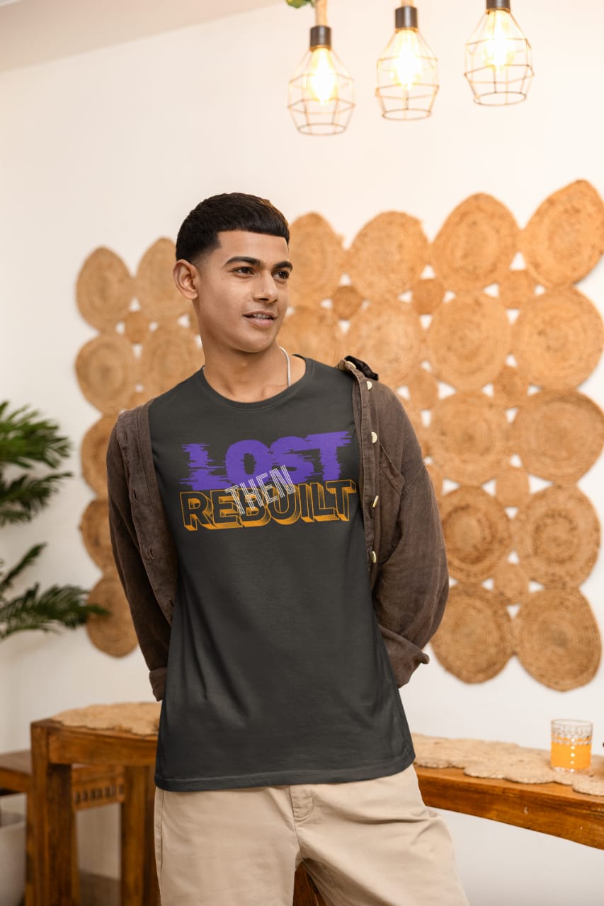 Lost Then Rebuild T-Shirt | YouNext Streetwear