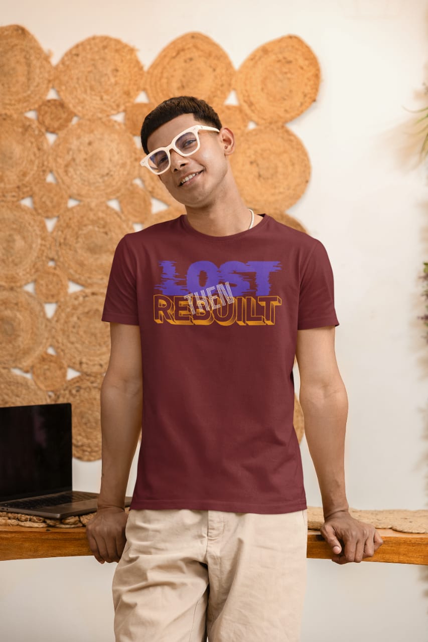 Lost Then Rebuild T-Shirt | YouNext Streetwear