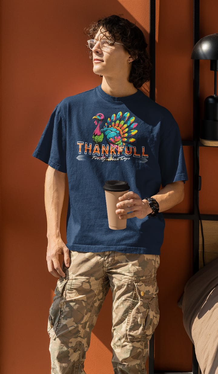 Thankfull Oversized T-Shirt | YouNext Streetwear