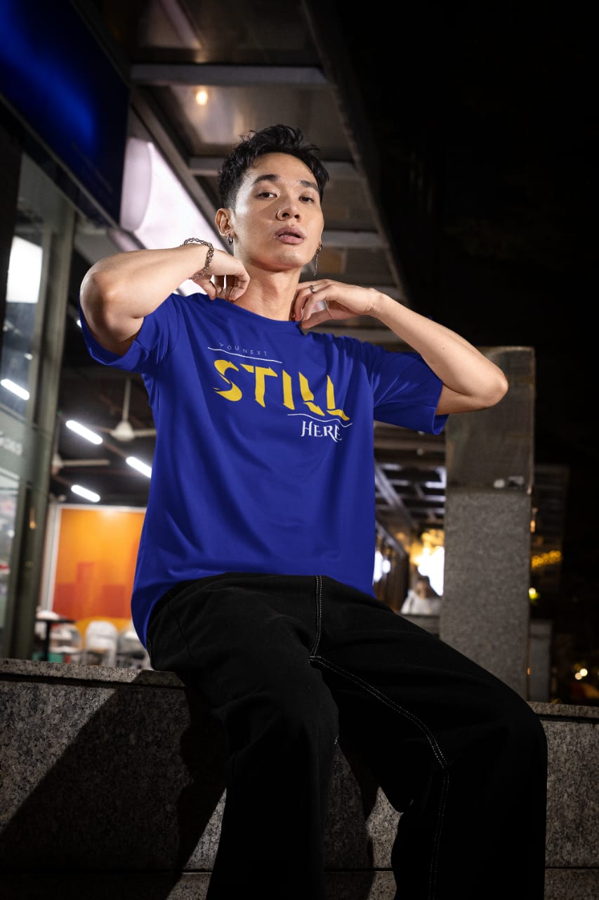 Still Here Oversized T-Shirt | YouNext Streetwear