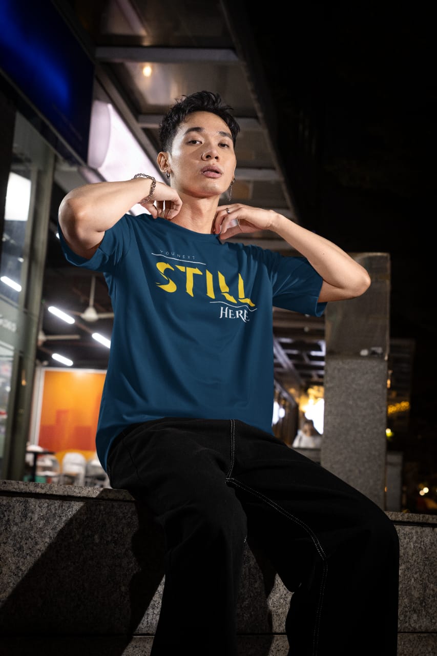 Still Here Oversized T-Shirt | YouNext Streetwear